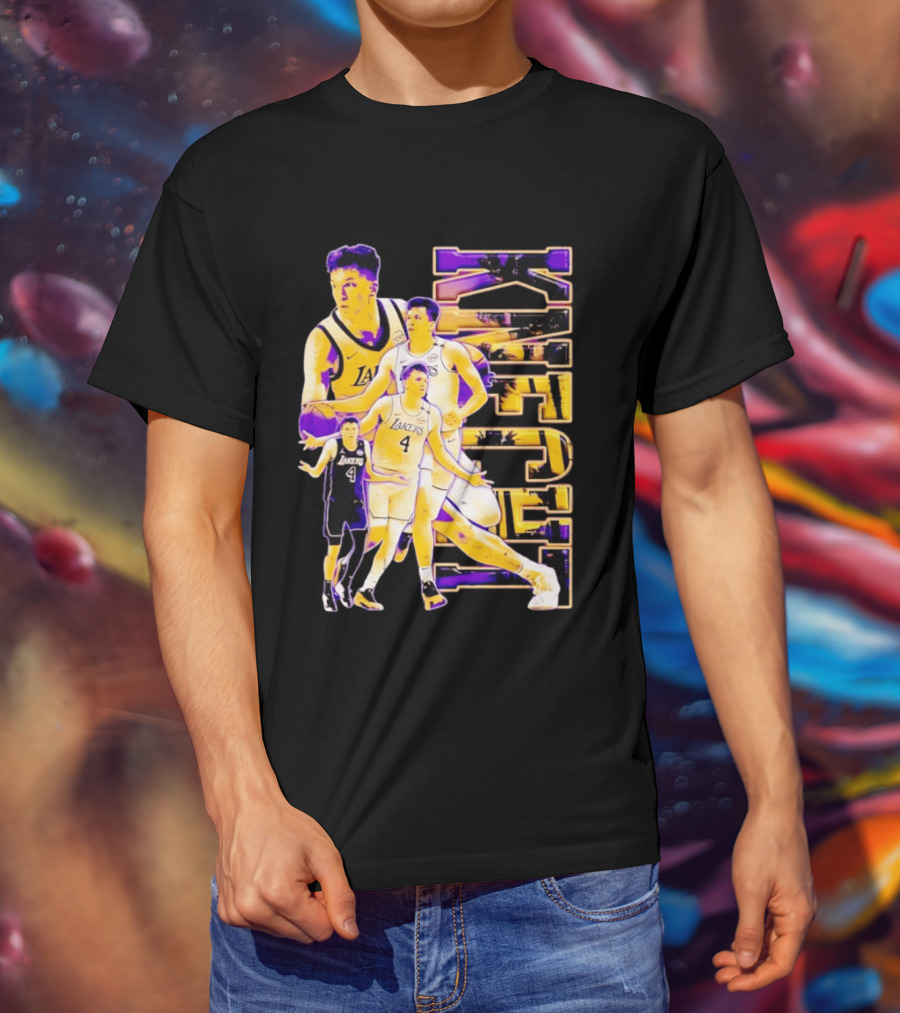 Dalton Knecht Los Angeles Lakers Basketball Lakers 4 T-Shirt