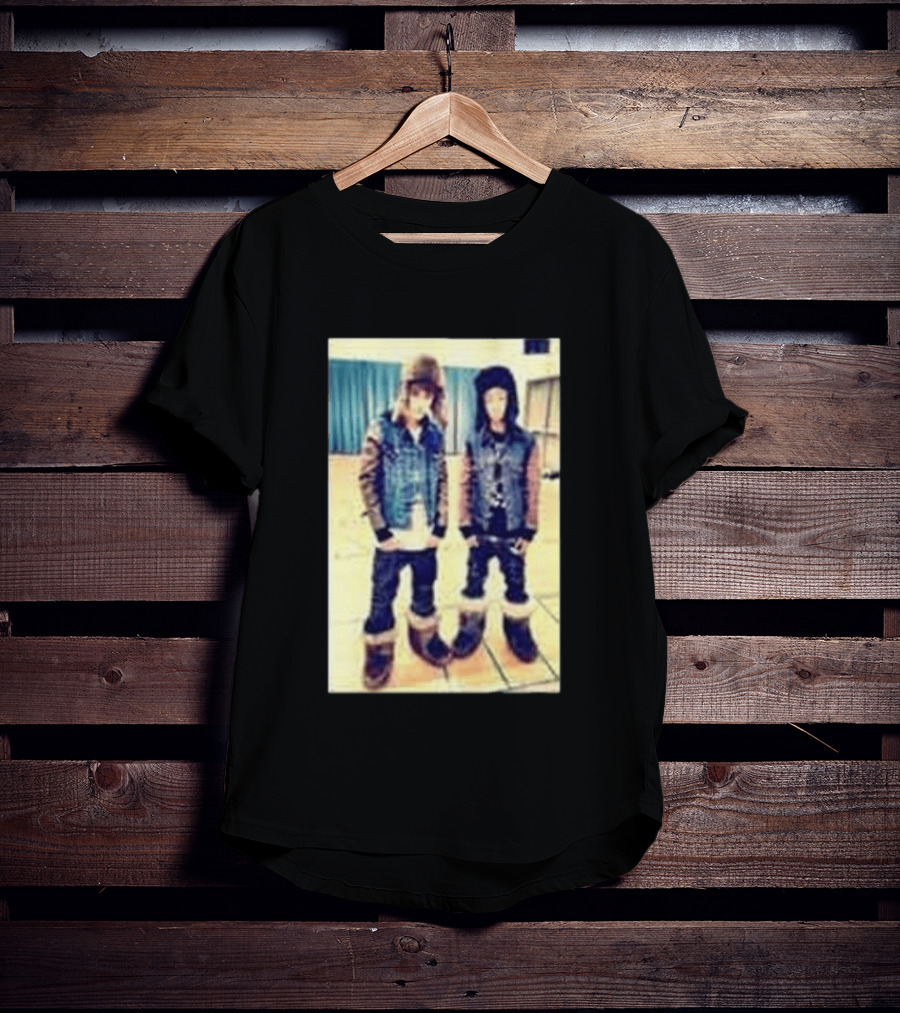 Justin Bieber Jaden Smith Never Say Never Denim And Fur Outfits T-Shirt