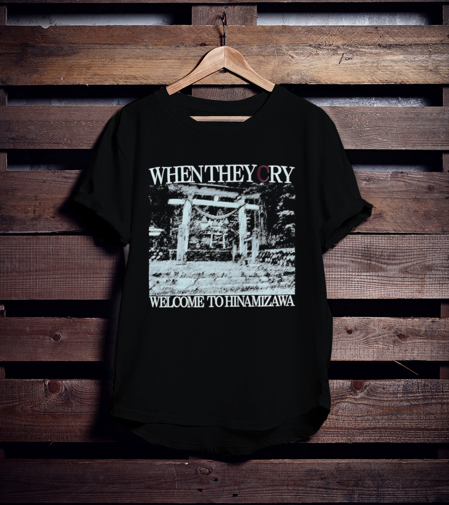 When They Cry Welcome To Hinamizawa Torii Gate Symbolism T-Shirt