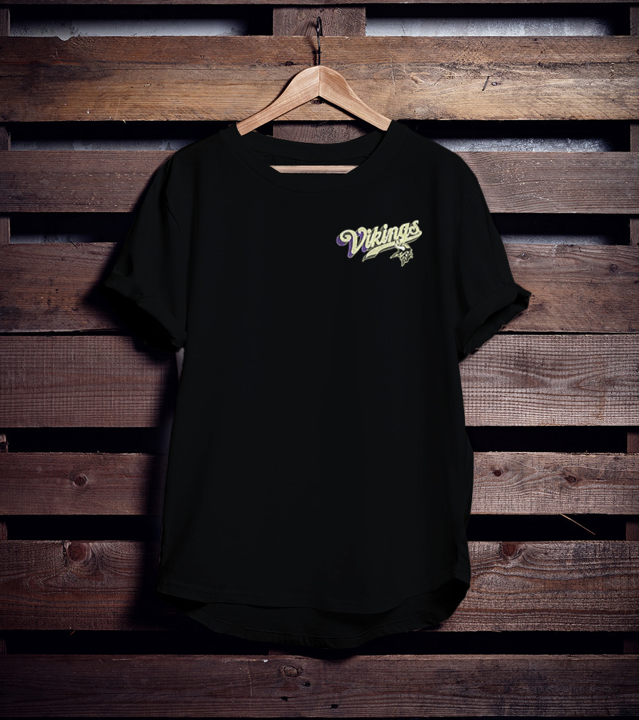 Born X Raised Minnesota Vikings Skol Script T-Shirt