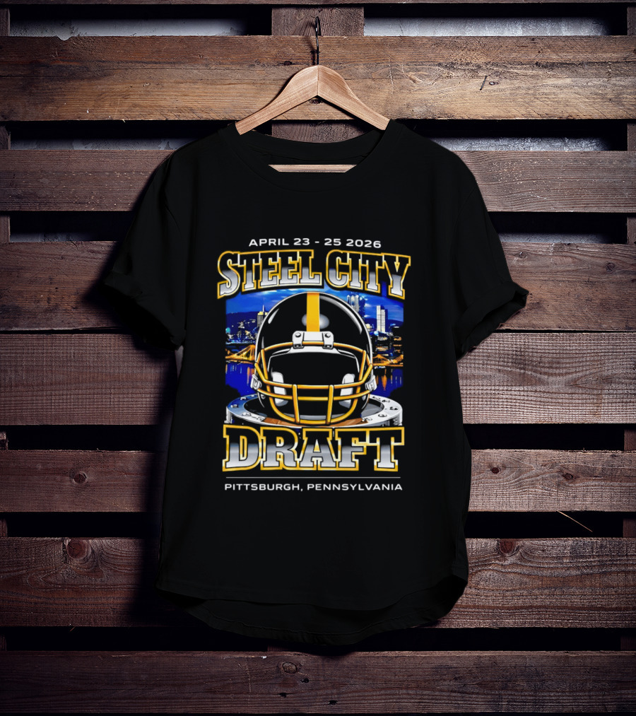 April 28 29 2026 Steel City Draft Pittsburgh Pennsylvania Helmet T-Shirt