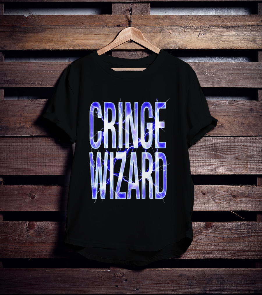 Cringe Wizard Electrified Lightning T-Shirt