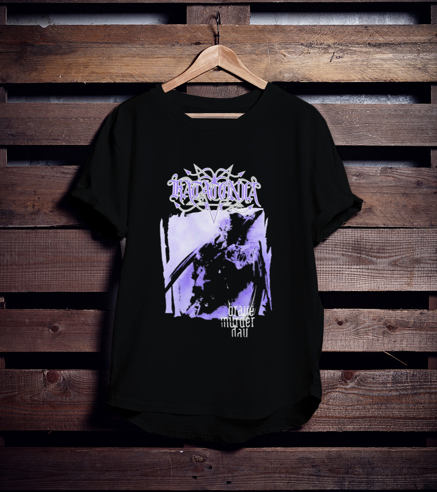 Katatonia Brave Murder Day Album Cover Art Purple Abstract T-Shirt