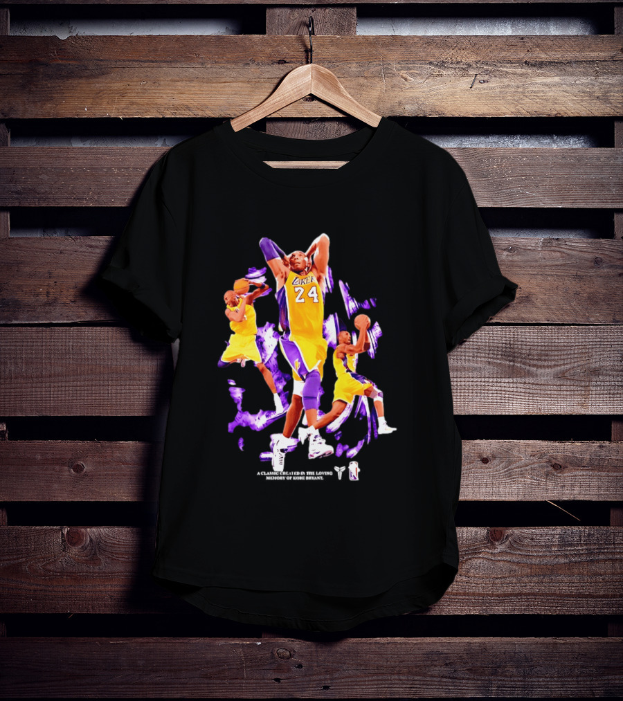Kobe Bryant Los Angeles Lakers 24 Basketball Legacy Collection T-Shirt