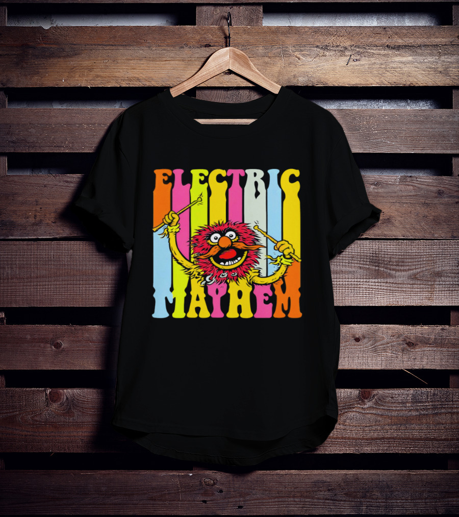 Electric Mayhem Muppets Dr. Teeth Animal Drummer T-Shirt