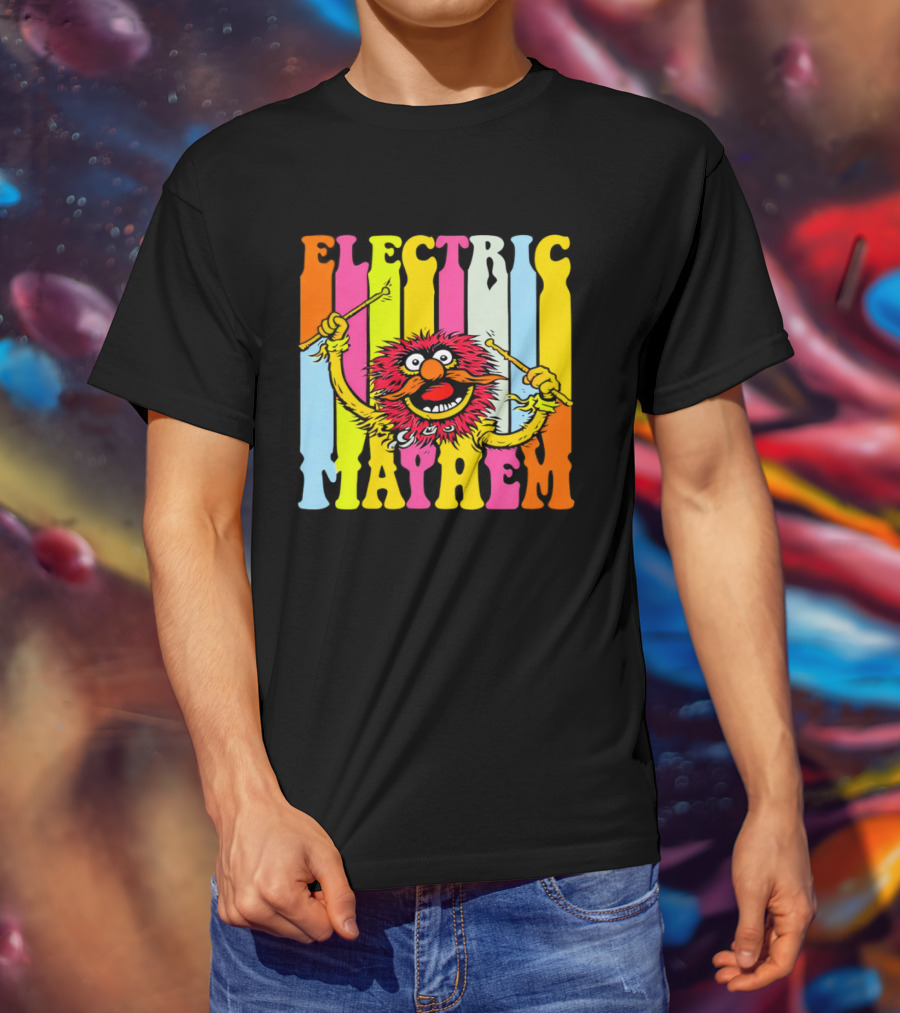Electric Mayhem Muppets Dr. Teeth Animal Drummer T-Shirt