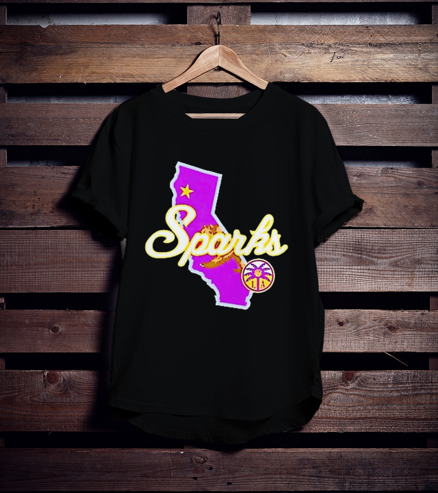 Los Angeles Sparks Hometown 2026 WNBA Draft New Era T-Shirt