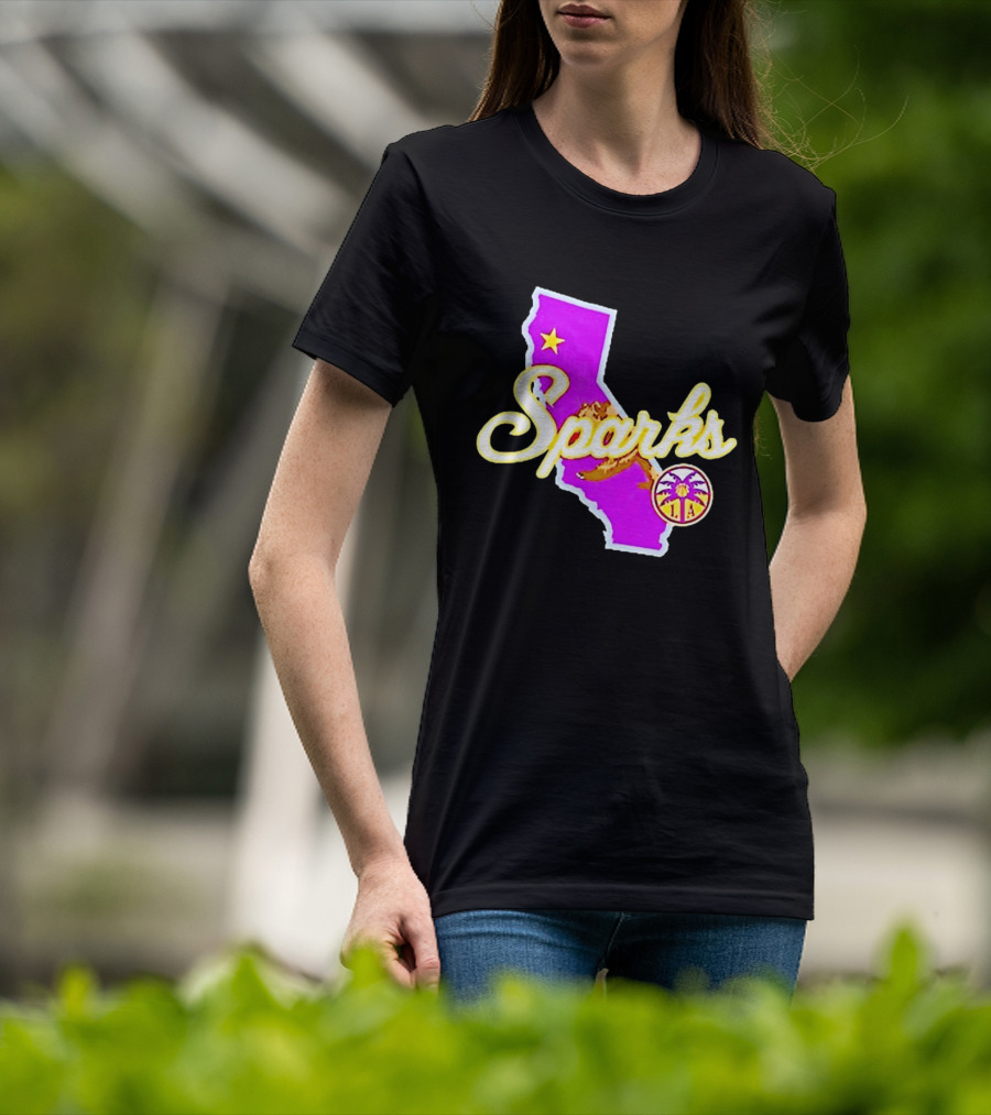 Los Angeles Sparks Hometown 2026 WNBA Draft New Era T-Shirt