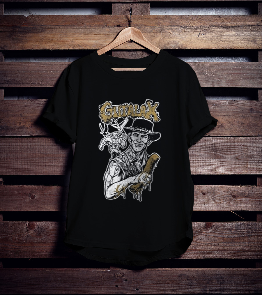 Gutalax Smear Campaign Dates Schedule Crocodile Dundee T-Shirt
