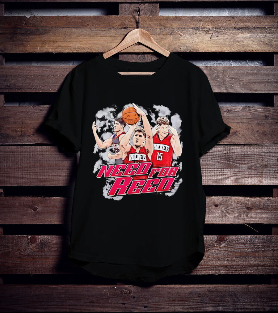 Need For Reed Sheppard Rockets Basketball T-Shirt