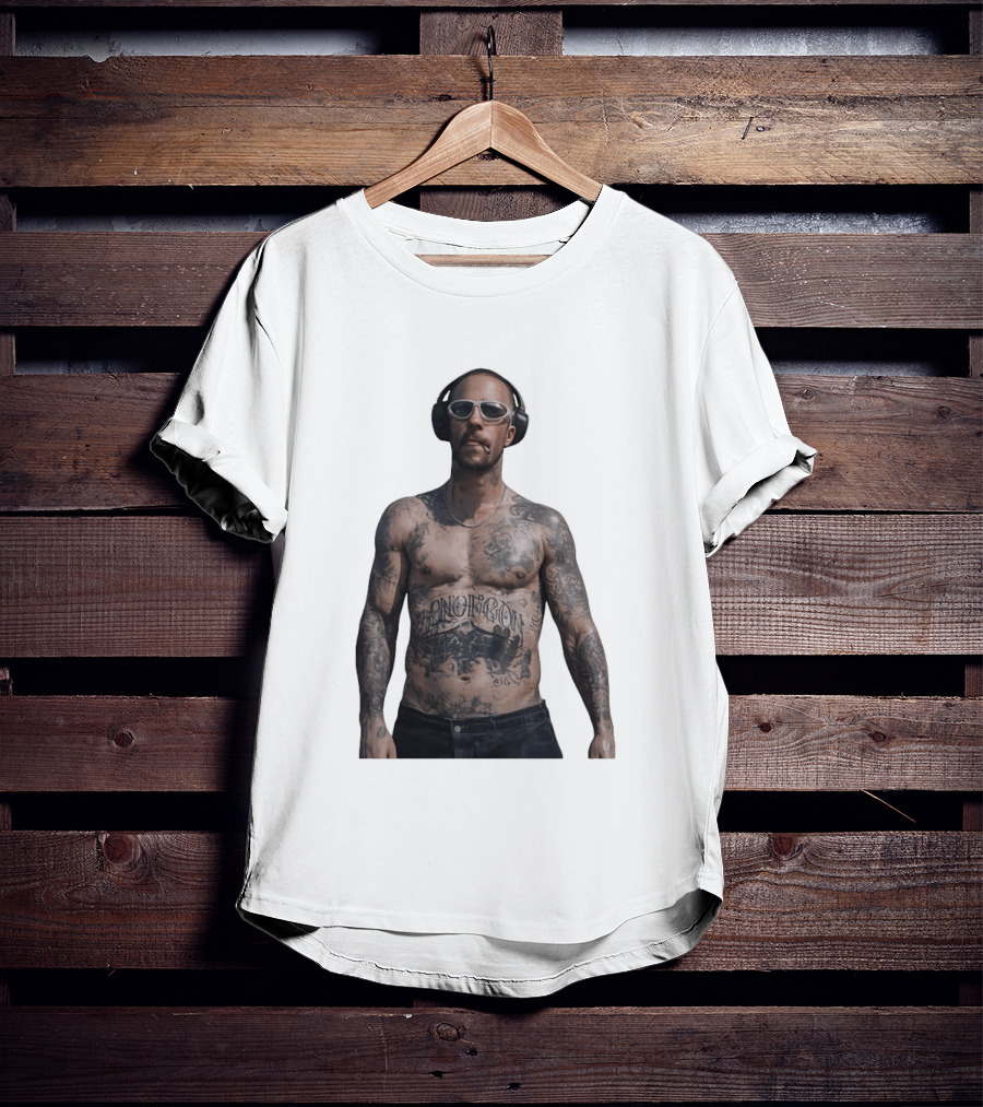 Adam Levine Maroon 5 Smoking Tattoos And Headphones T-Shirt
