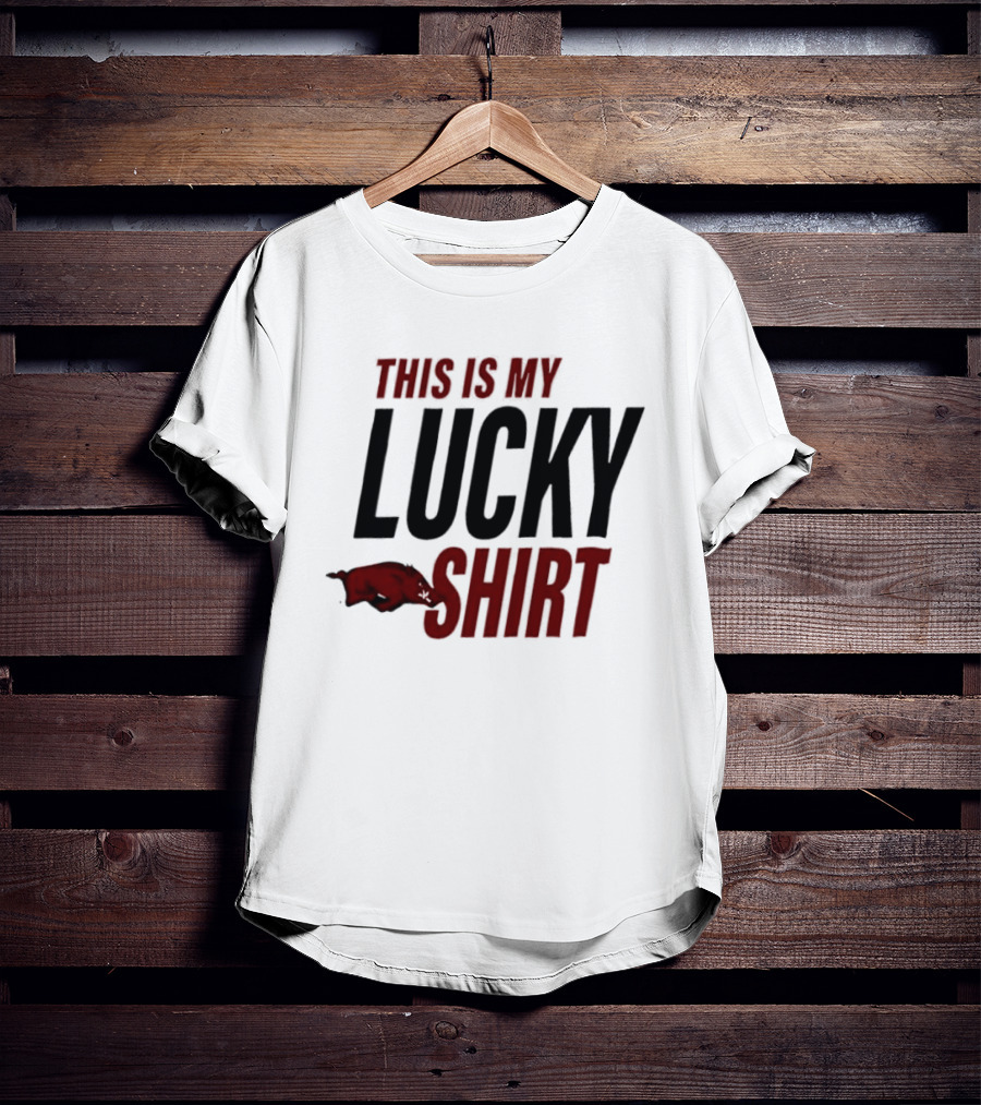 Arkansas Razorbacks This Is My Lucky Hog T-Shirt