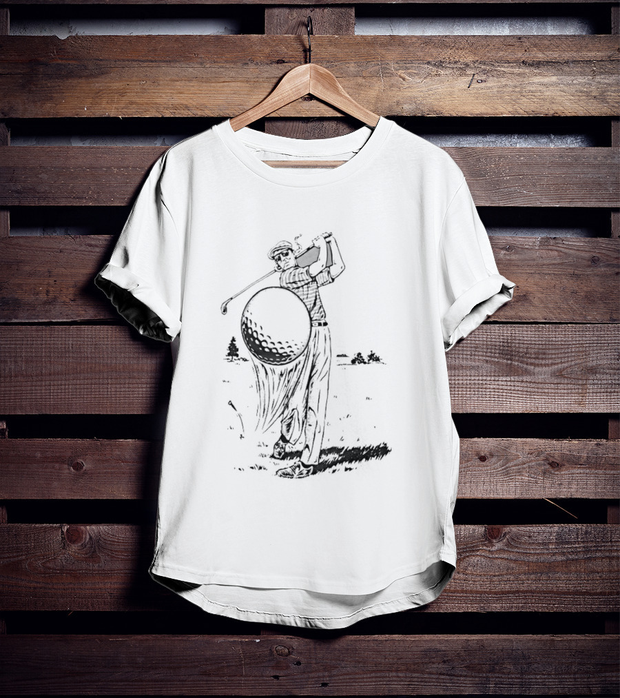 Golfer Evolution Vintage Swinging Champion T-Shirt