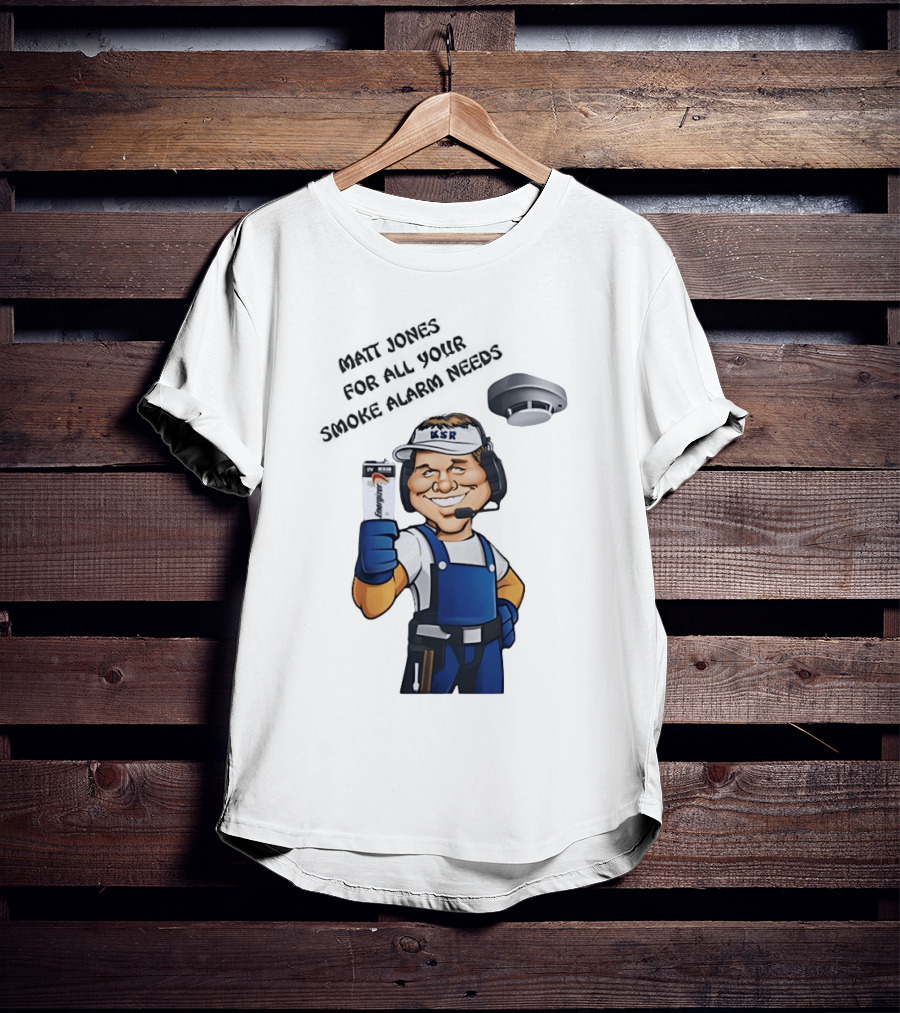 Matt Jones Smoke Alarm Expert KSR Kentucky Sports Radio T-Shirt