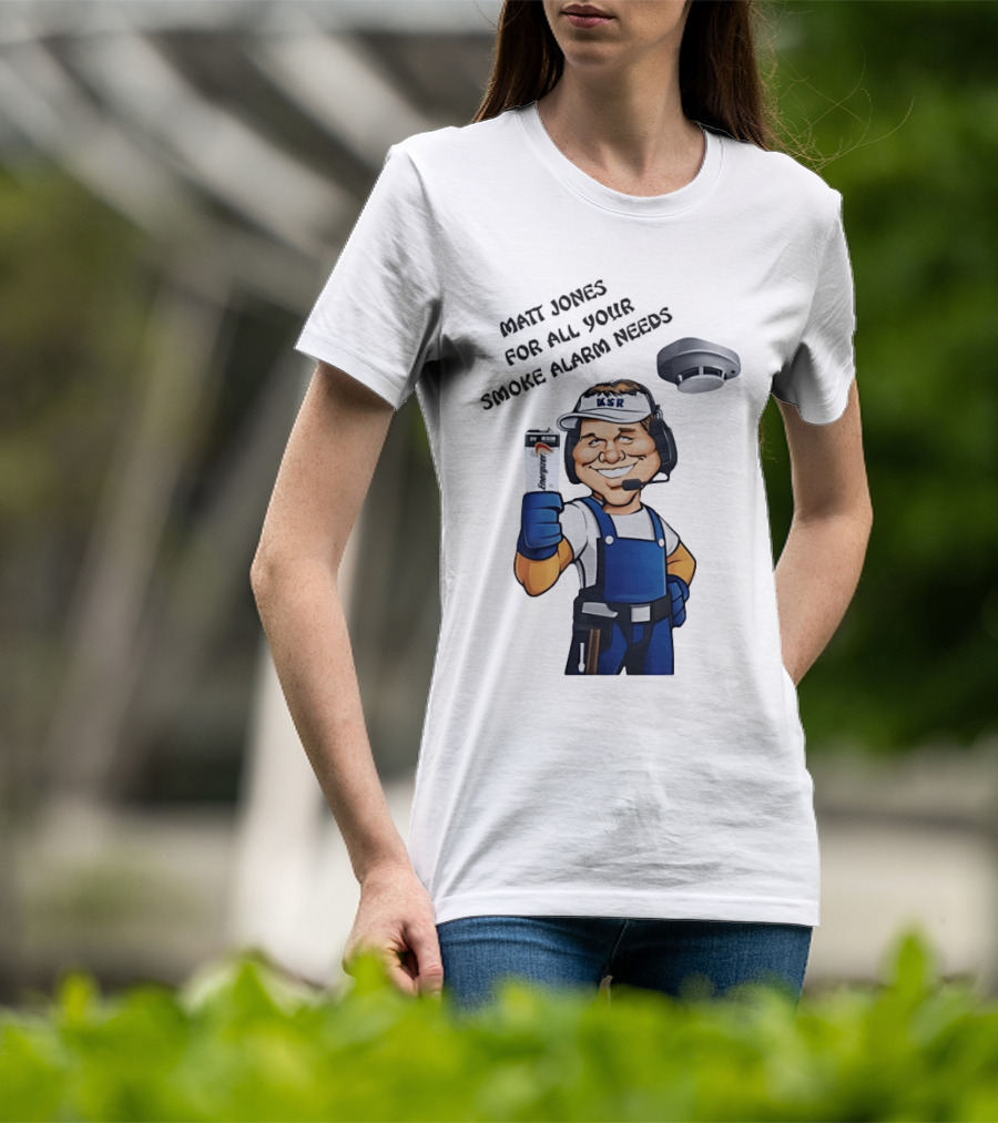 Matt Jones Smoke Alarm Expert KSR Kentucky Sports Radio T-Shirt