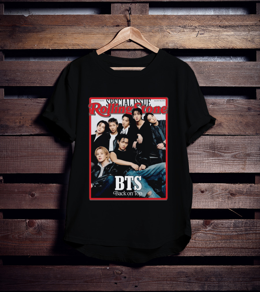 Rolling Stone Special Issue BTS Back On Top T-Shirt