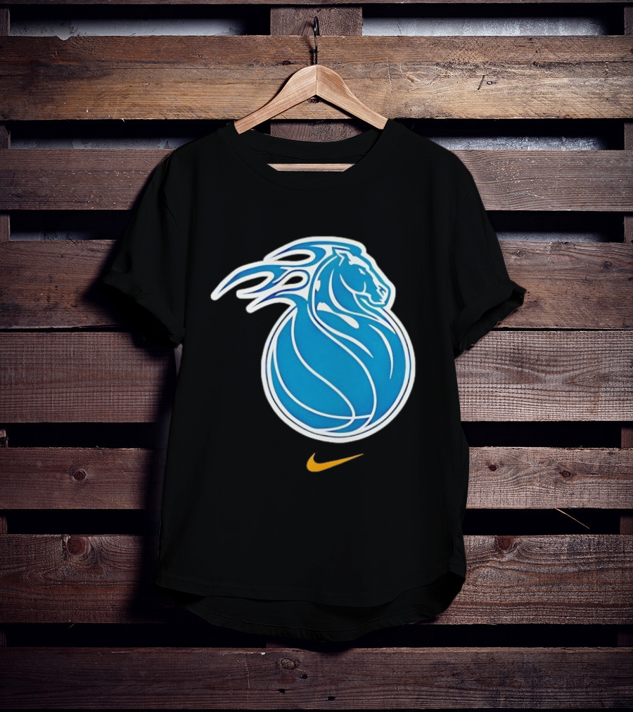 Detroit Pistons City Edition 2025 26 Nike Basketball Horse Concept T-Shirt