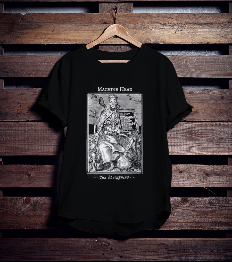 Machine Head The Blackening Skeleton The Mirror Reveals Not T-Shirt
