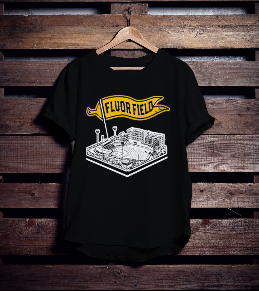 Fluor Field Greenville Drive Baseball Stadium Flag T-Shirt