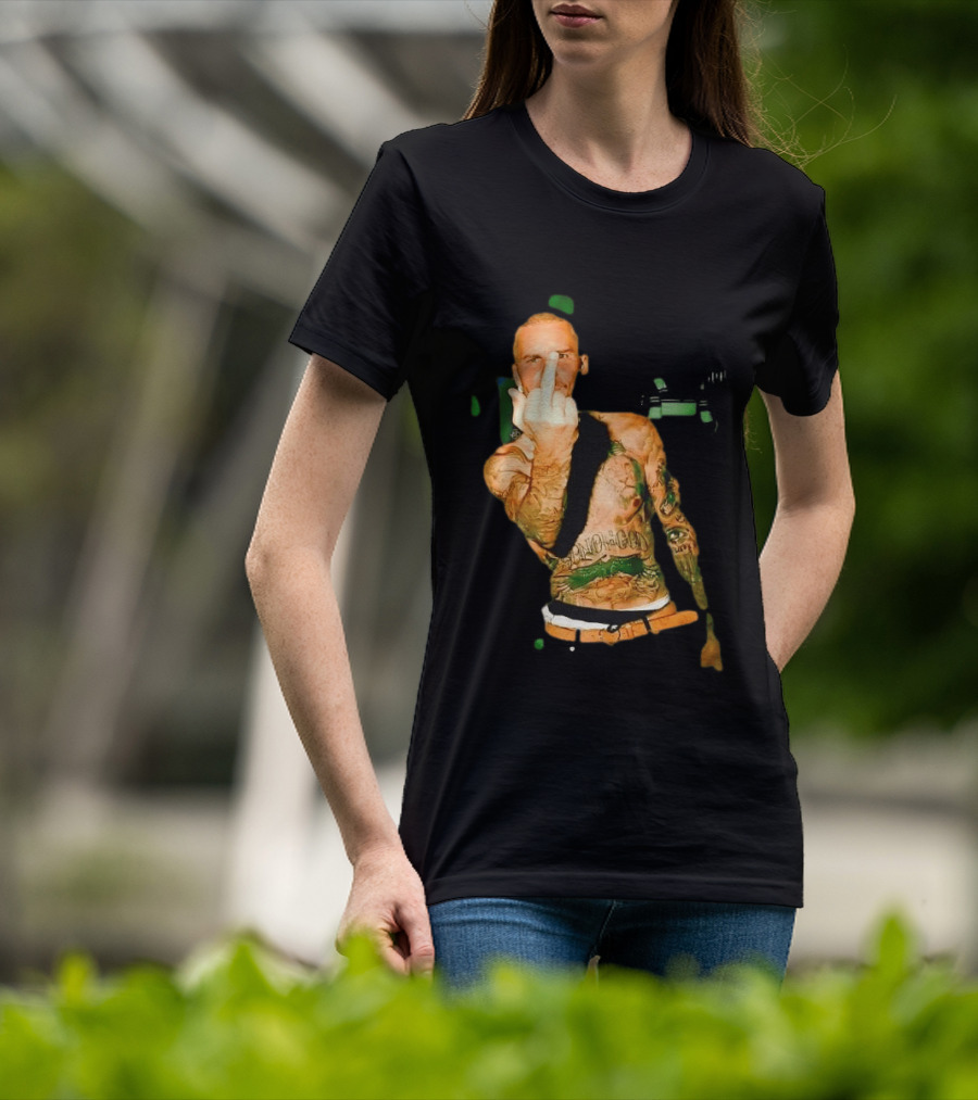 Justin Bieber Middle Finger Barebacked Music Lovers T-Shirt