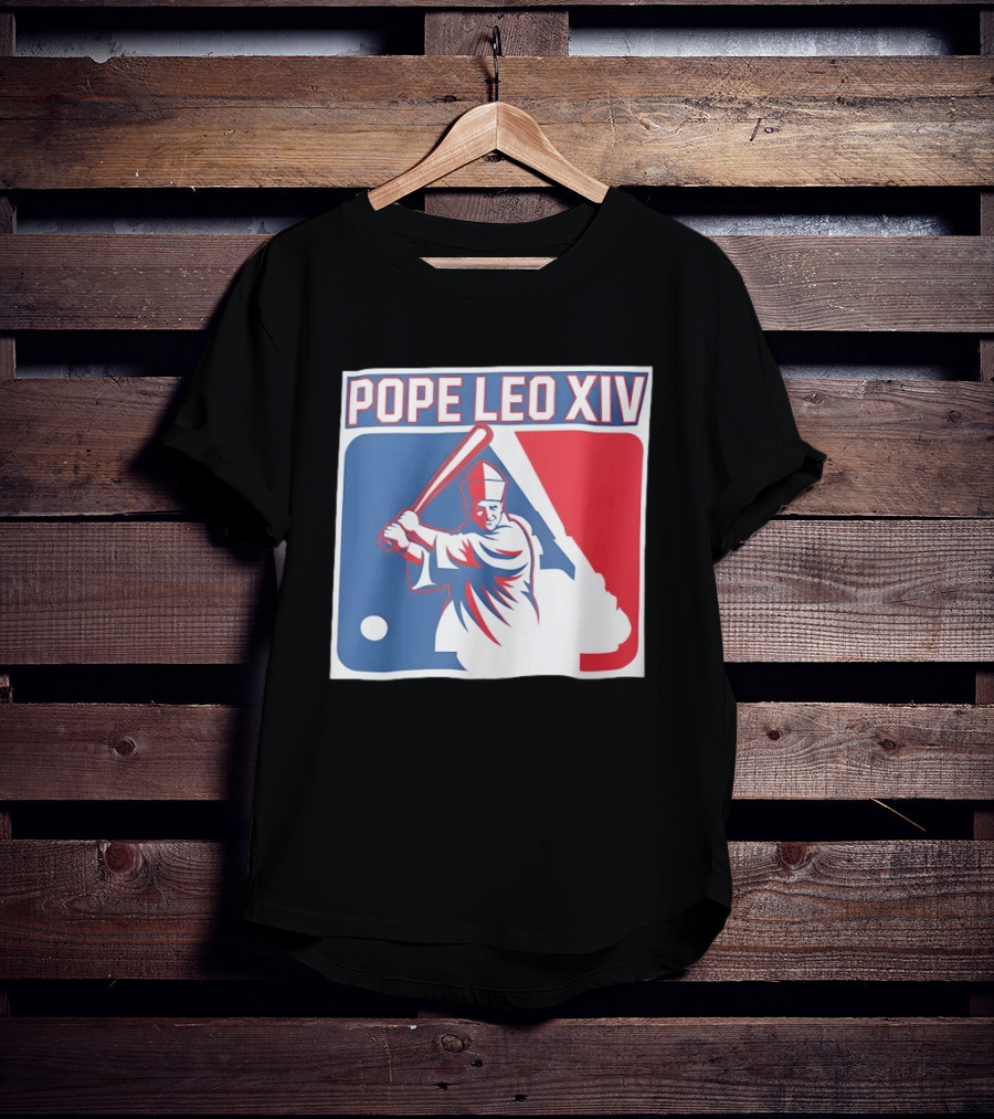 Pope Leo XIV Baseball Catholic MLB T-Shirt