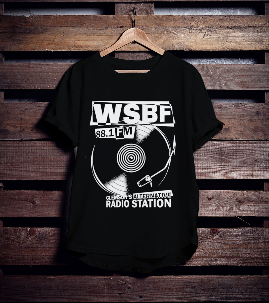 WSBF 88.1 FM Clemson's Alternative Radio Station T-Shirt
