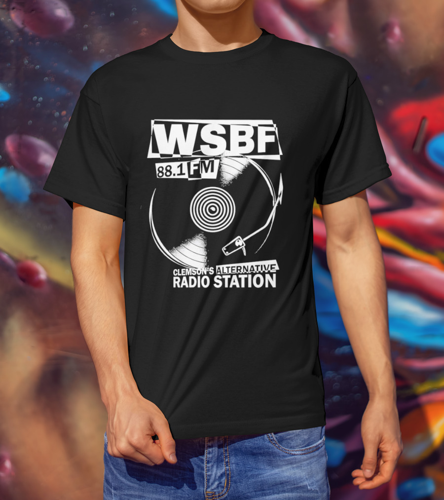 WSBF 88.1 FM Clemson's Alternative Radio Station T-Shirt
