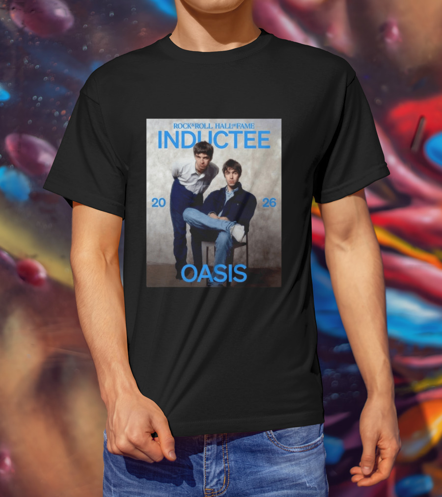 2026 Rock Roll Hall Of Fame Inductee Oasis T-Shirt