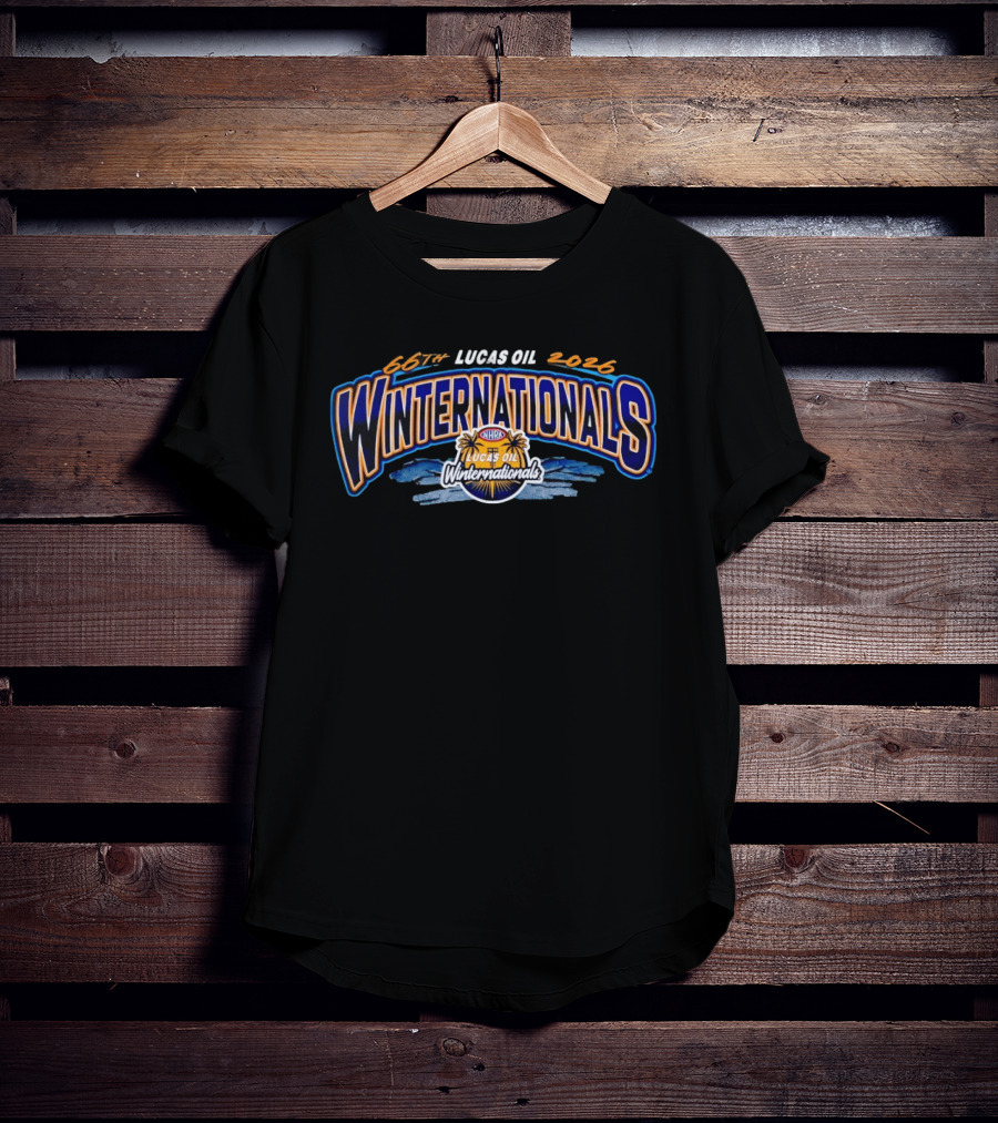 66th Lucas Oil 2026 NHRA Winternationals 4 Car T-Shirt
