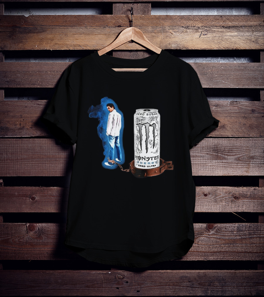 Monster Energy Zero Ultra Gekettet Meme T-Shirt