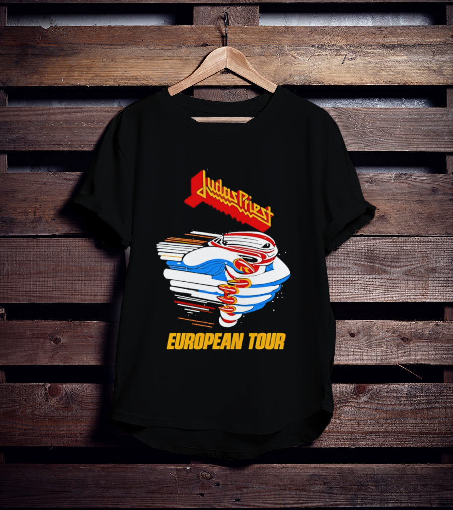 Judas Priest Turbo 40th Anniversary European Tour 1986 T-Shirt