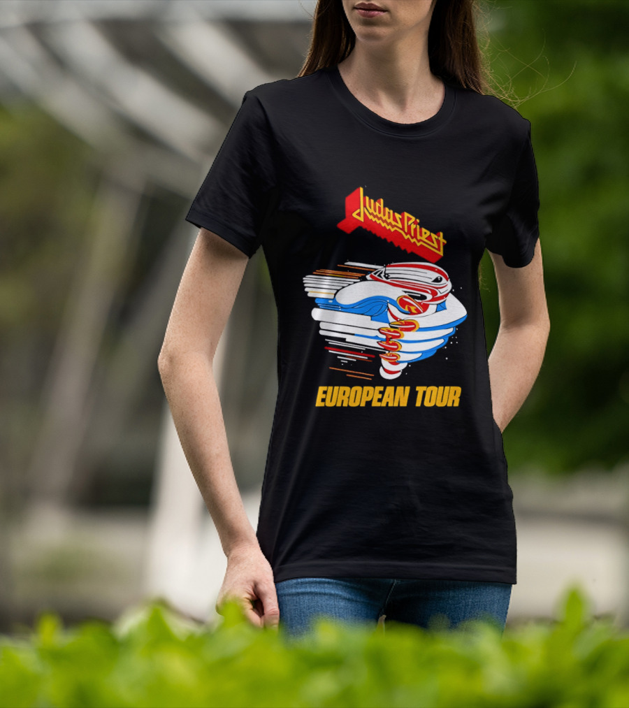 Judas Priest Turbo 40th Anniversary European Tour 1986 T-Shirt