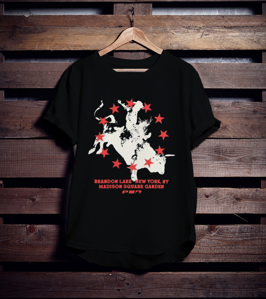 Brandon Lake New York Madison Square Garden PBR Rider Event T-Shirt