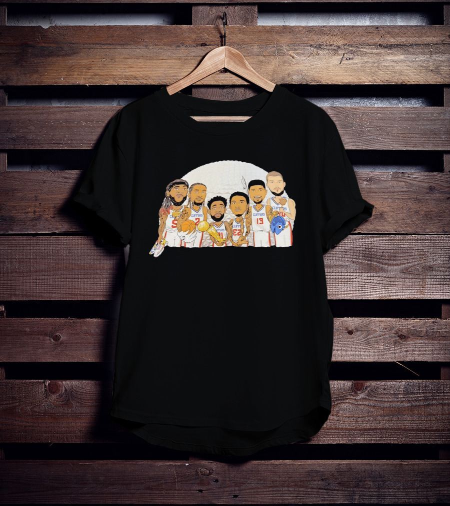Los Angeles Clippers Players Epcot Spaceship Earth T-Shirt