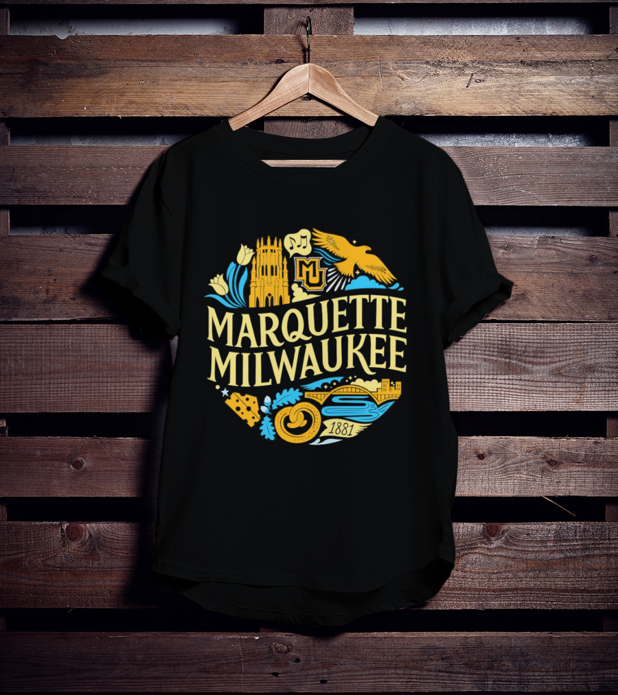 Marquette Milwaukee Golden Eagles MU 1881 T-Shirt