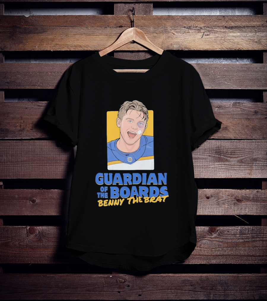 Guardian Of The Boards Benny The Brat Buffalo Sabres Hockey Player T-Shirt