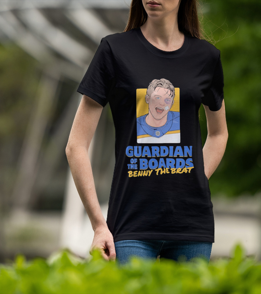 Guardian Of The Boards Benny The Brat Buffalo Sabres Hockey Player T-Shirt