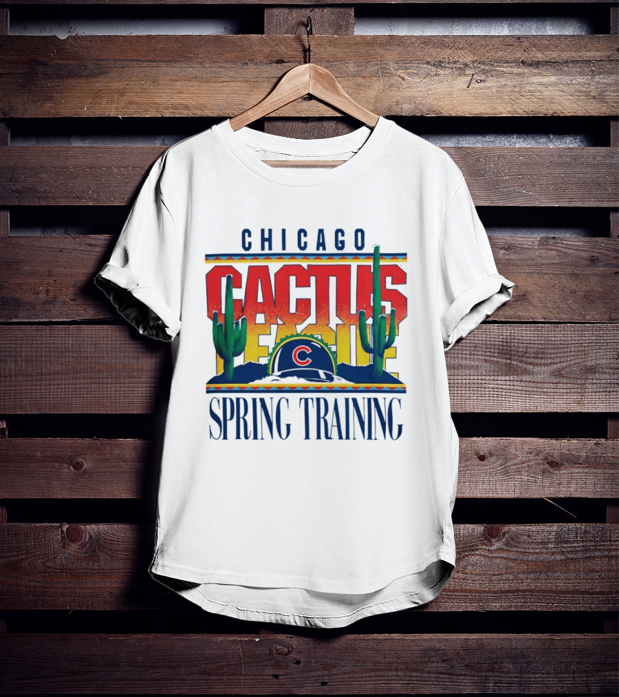 Chicago Cubs Cactus League Spring Training 2026 Helmet T-Shirt