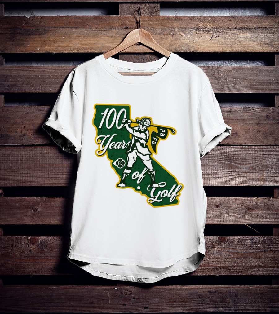 100 Years Of Golf PB FD California Golfer T-Shirt