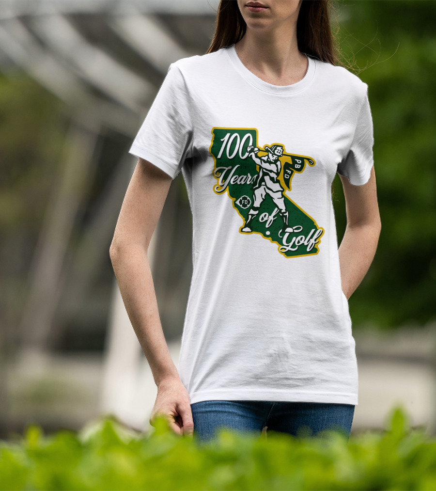 100 Years Of Golf PB FD California Golfer T-Shirt