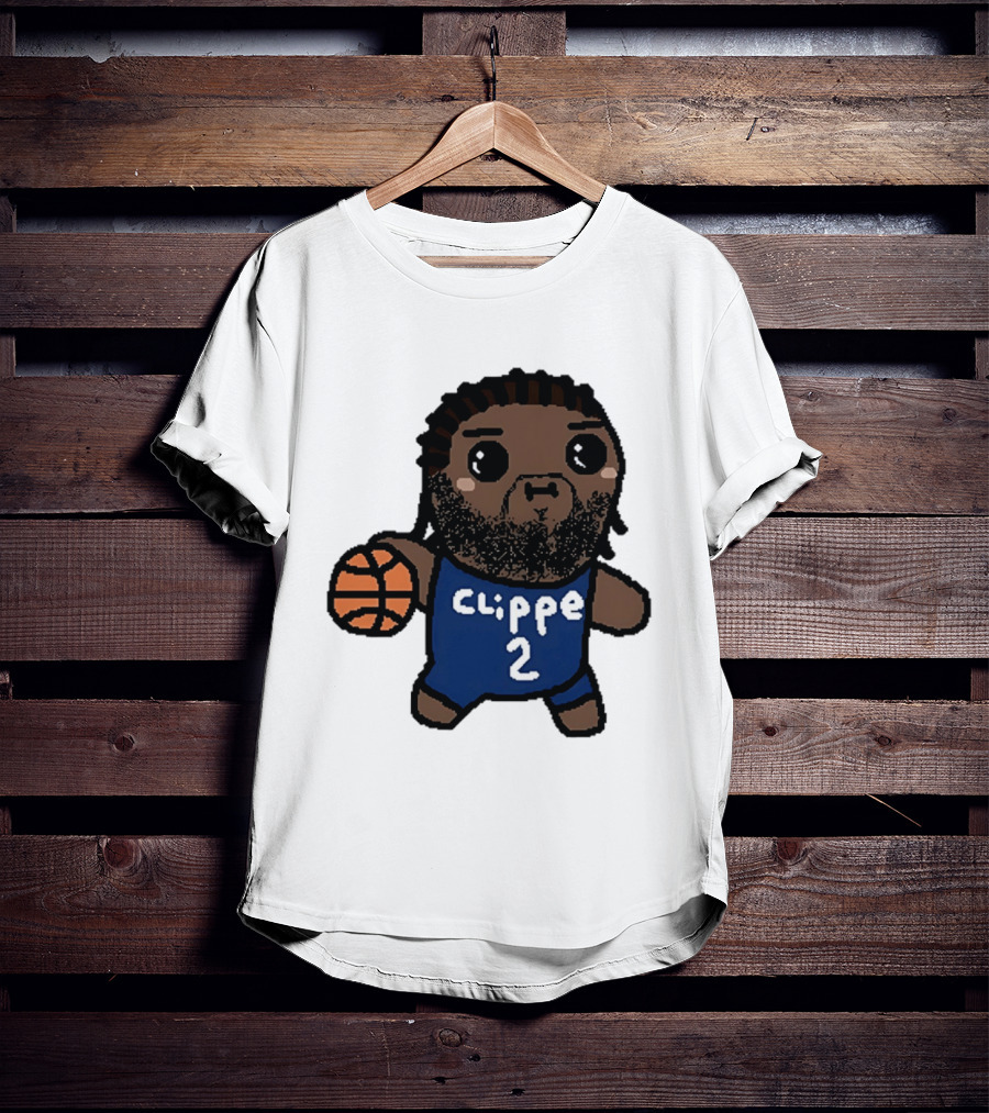 Kawaii Leonard Clipper 2 Los Angeles Cartoon Basketball T-Shirt