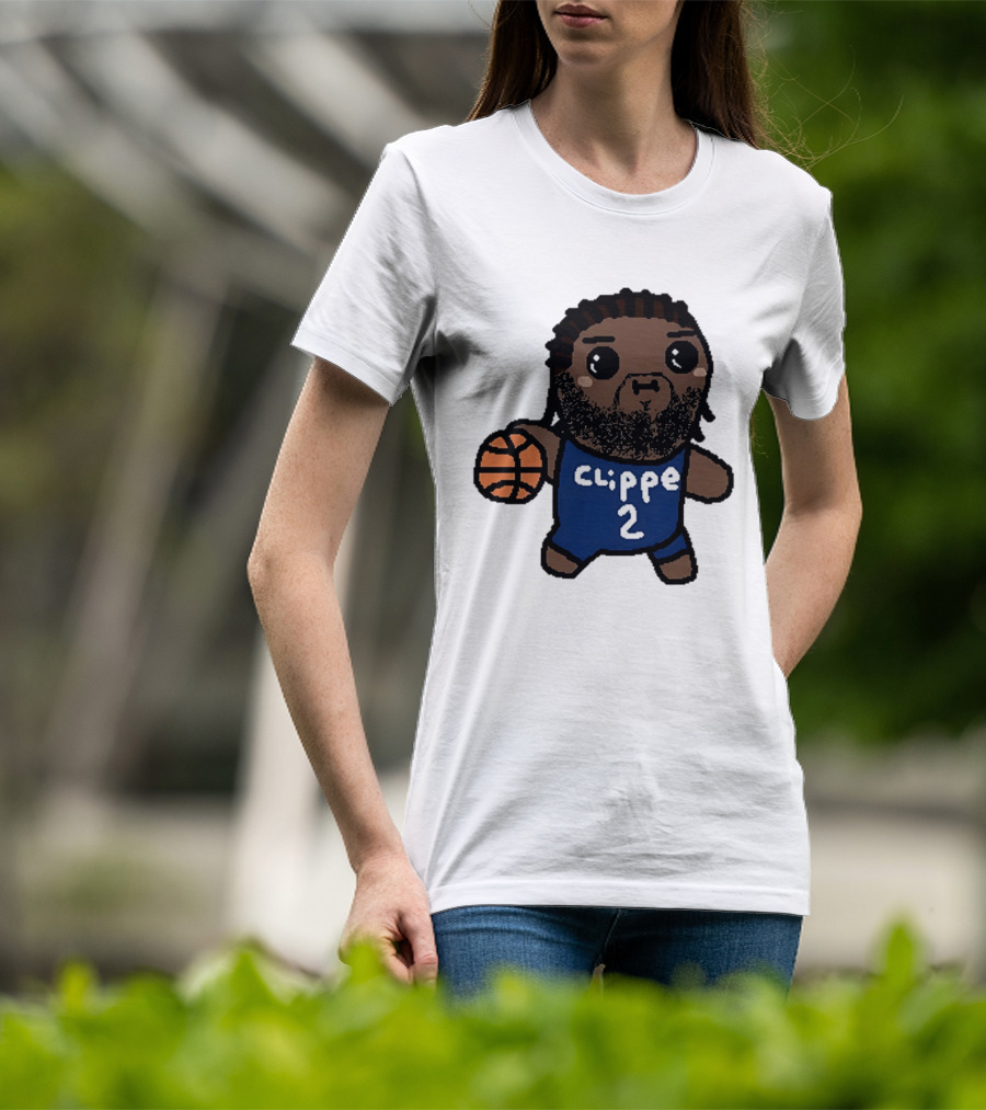 Kawaii Leonard Clipper 2 Los Angeles Cartoon Basketball T-Shirt