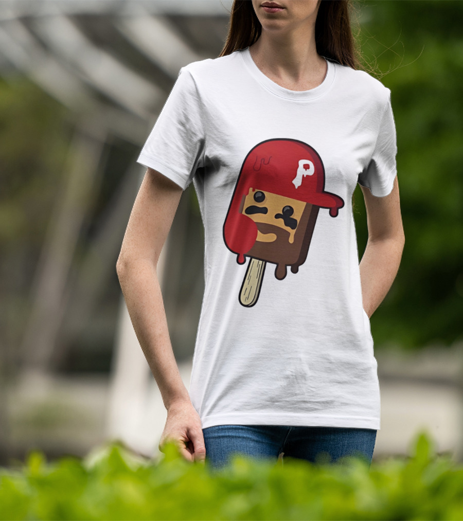 Bryce Harper Philadelphia Phillies Popsicle Red Cap Ice Cream T-Shirt