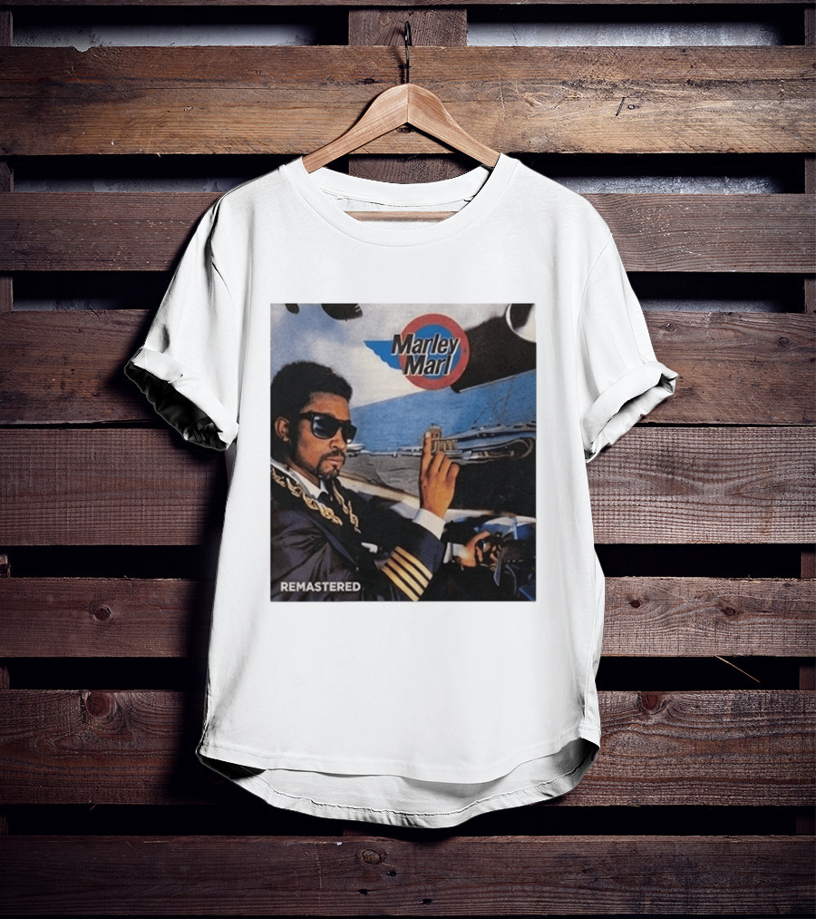 Marley Marl Remastered Cover With Sunglasses And Chains T-Shirt