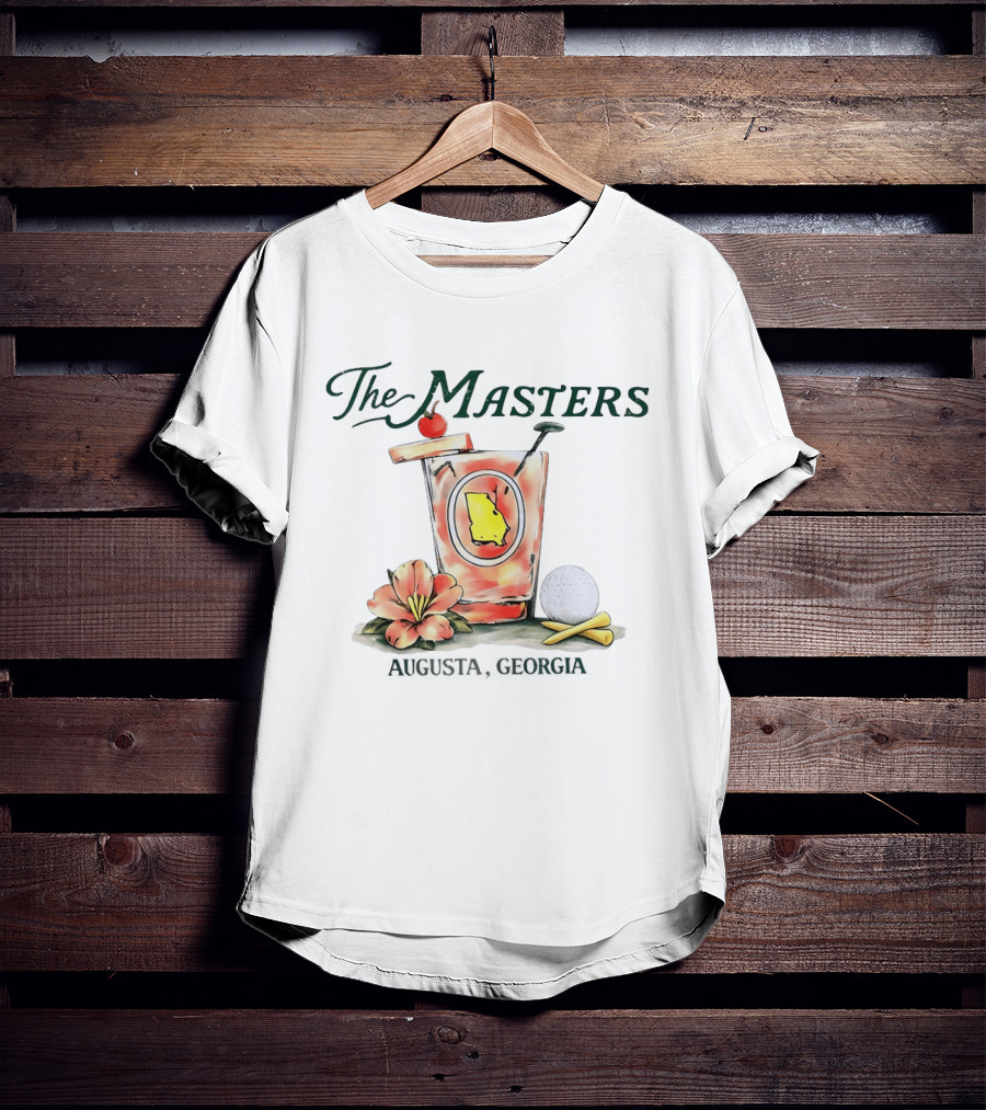 The Masters Augusta Georgia Peach Juice Golf T-Shirt