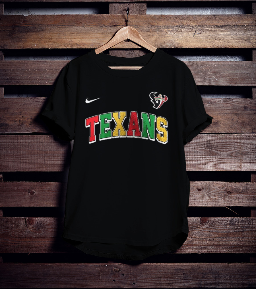 Houston Texans Cinco De Drinko Bitchachos Skeleton Tex Mex Vibes T-Shirt
