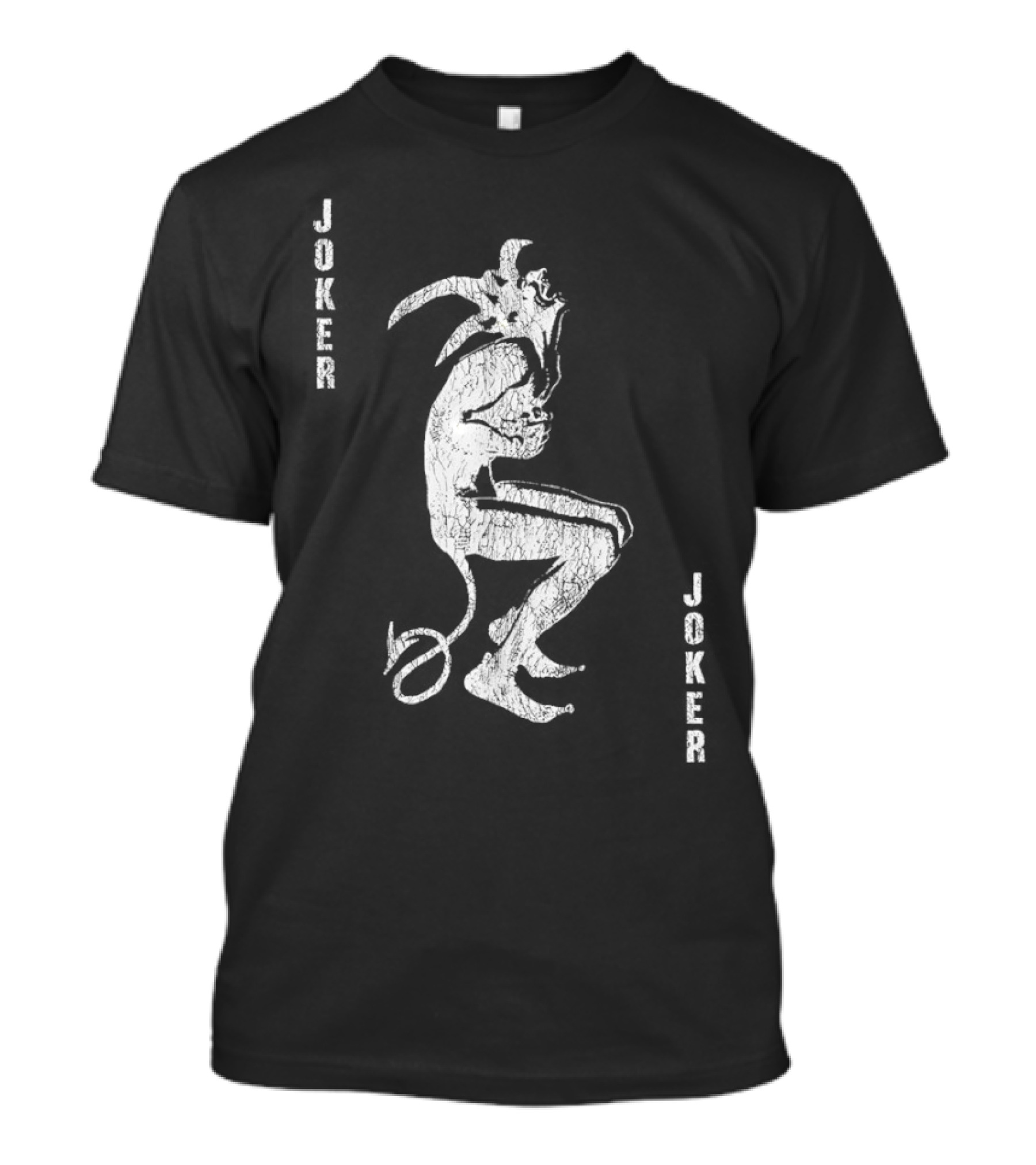 Joker Horror As Devil Cartoons Evil Clown T-Shirt