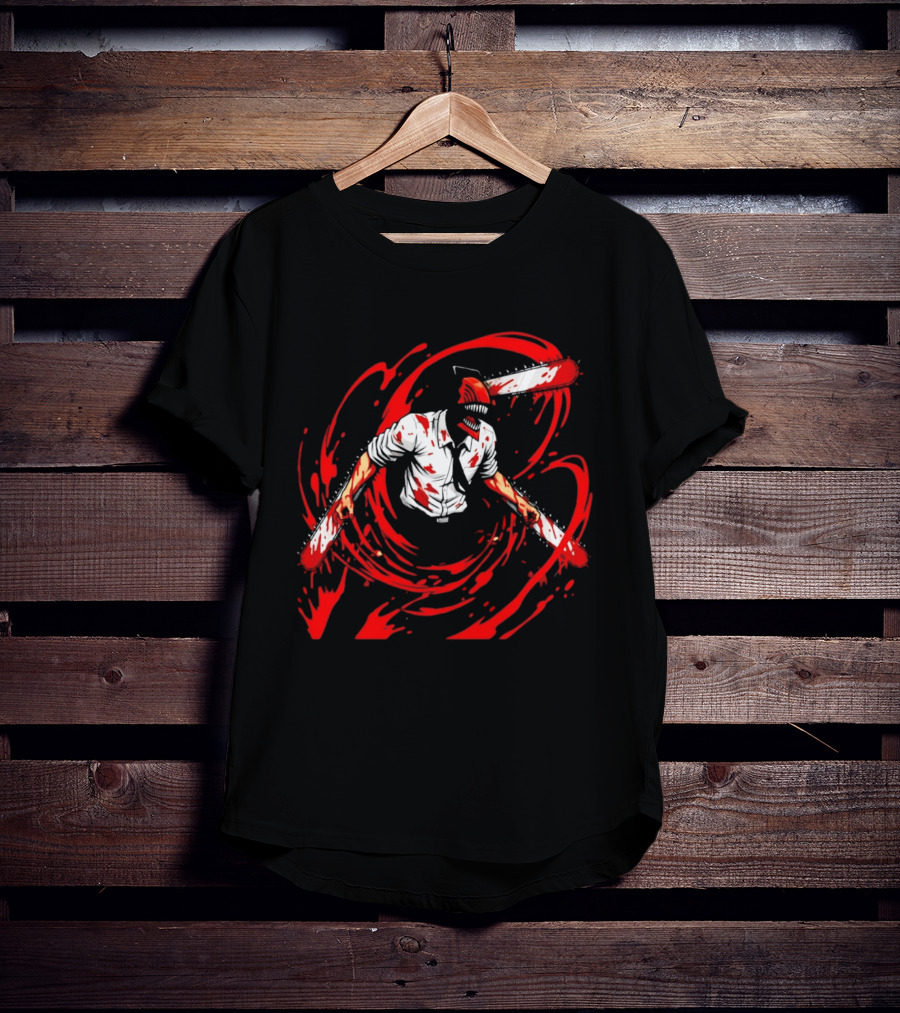 Chainsaw Man Denji Blood Splattered T-Shirt