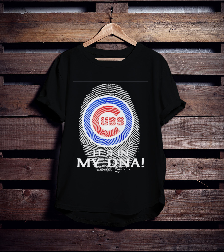 Chicago Cubs DNA Fingerprint It's In My DNA T-Shirt