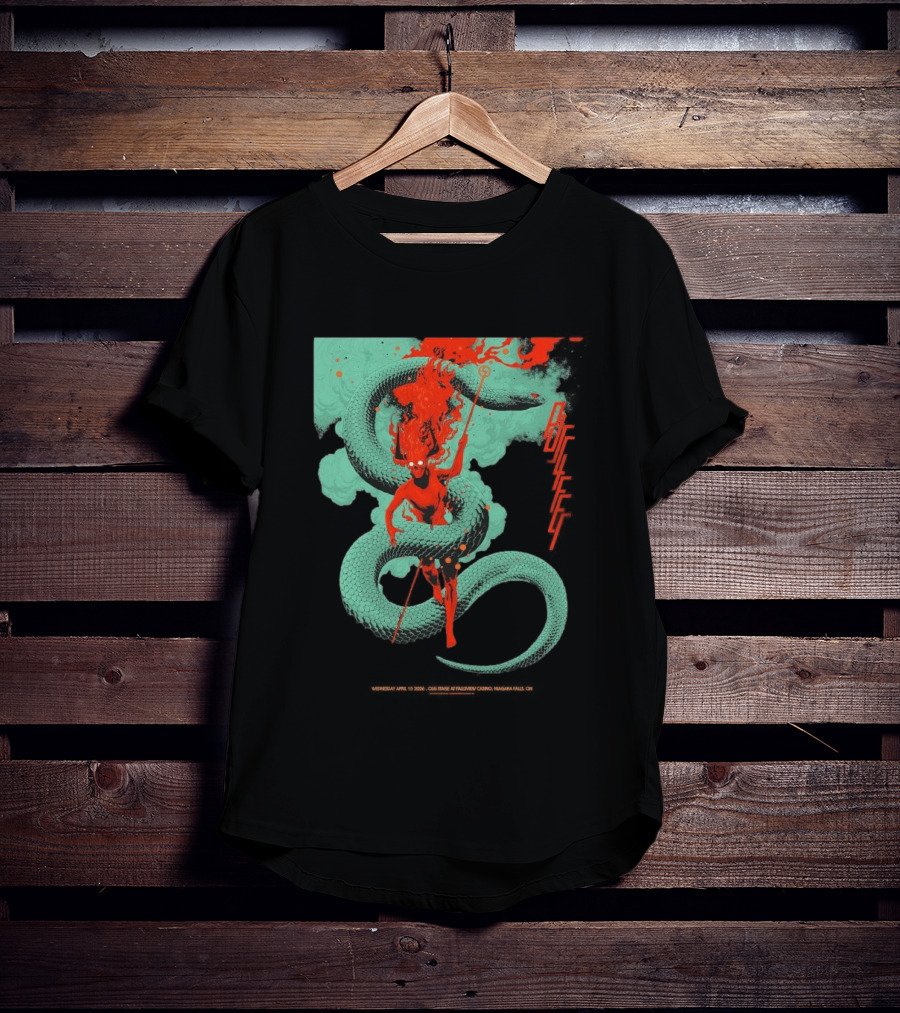 Puscifer Fall Tour 2026 The OLG Stage At Fallsview Casino Serpent Demon T-Shirt